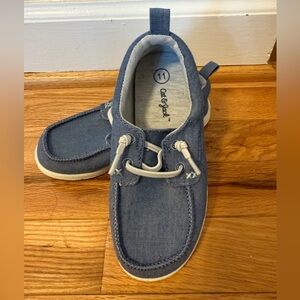 Cat & Jack Denim Blue boat Shoes